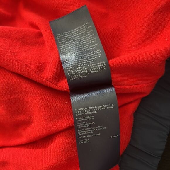 Tommy Hilfiger Men'S Blue Red Windbreaker  Waterproof Jacket Lrg - Picture 10 of 14